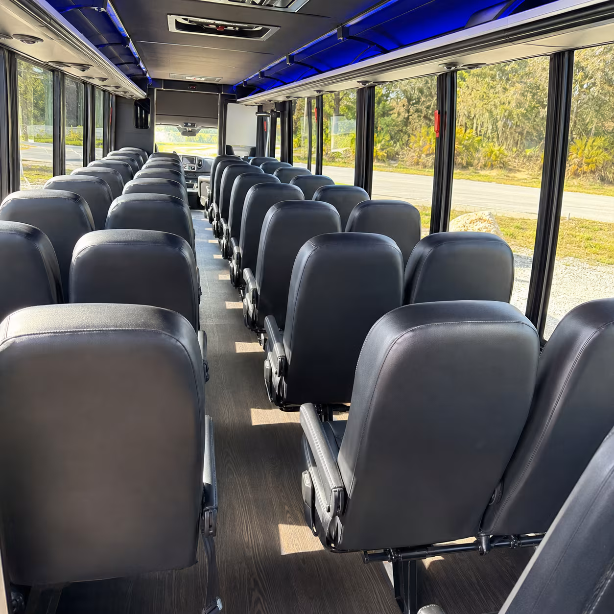 Cary Airport Shuttle & Transportation party bus exterior