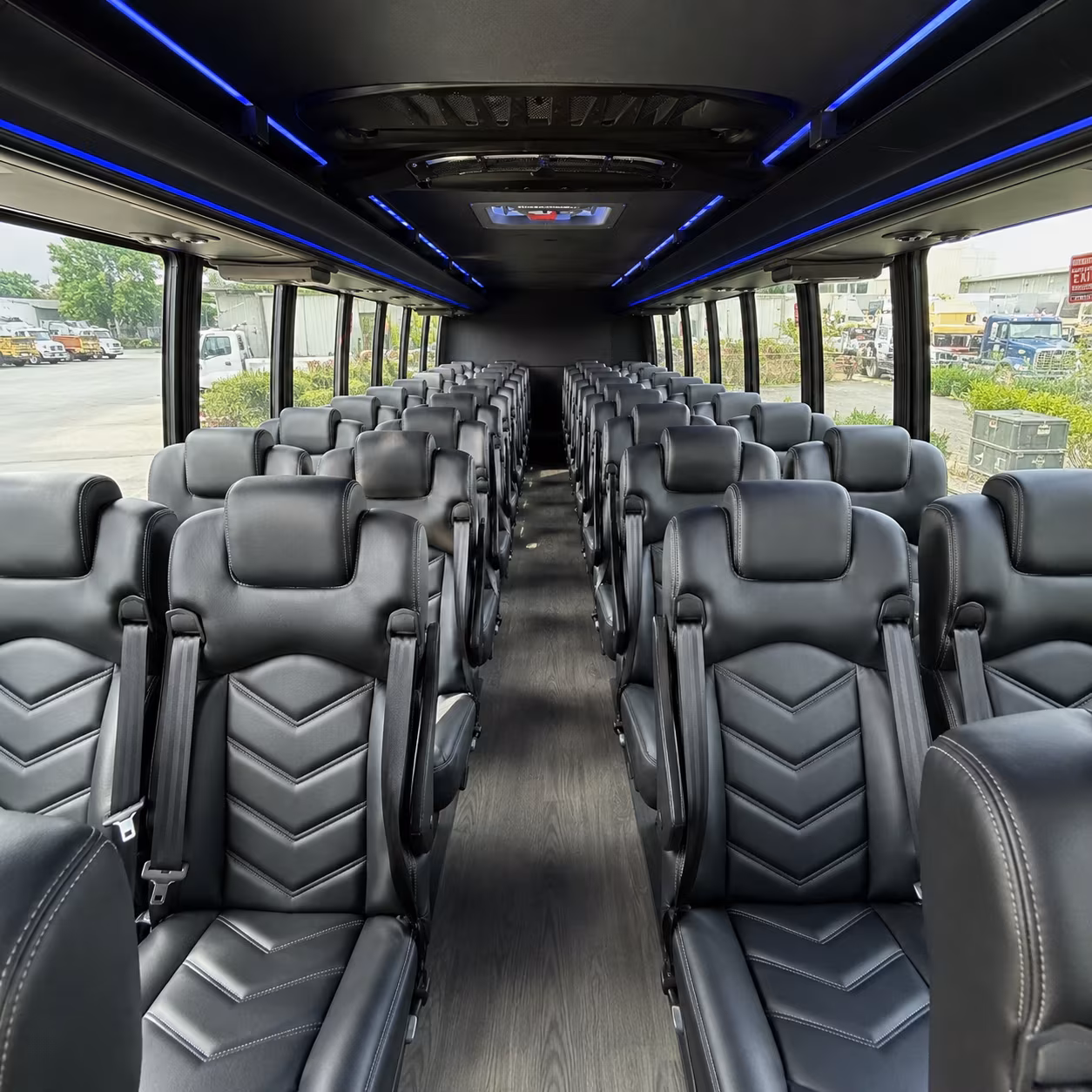 Cary Airport Shuttle & Transportation party bus exterior