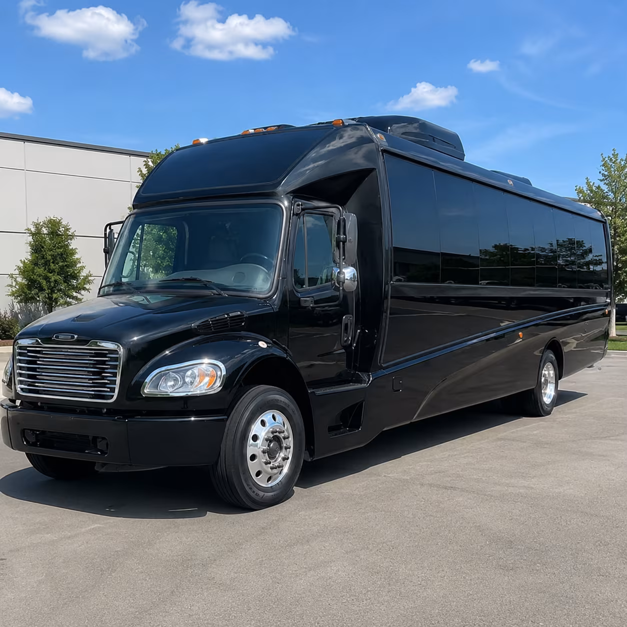 Cary Airport Shuttle & Transportation party bus exterior