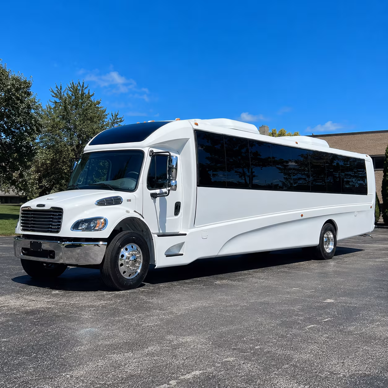 Cary Airport Shuttle & Transportation party bus exterior