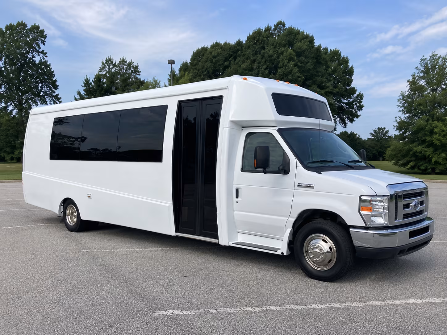 Cary Bachelor & Bachelorette Transportation party bus exterior