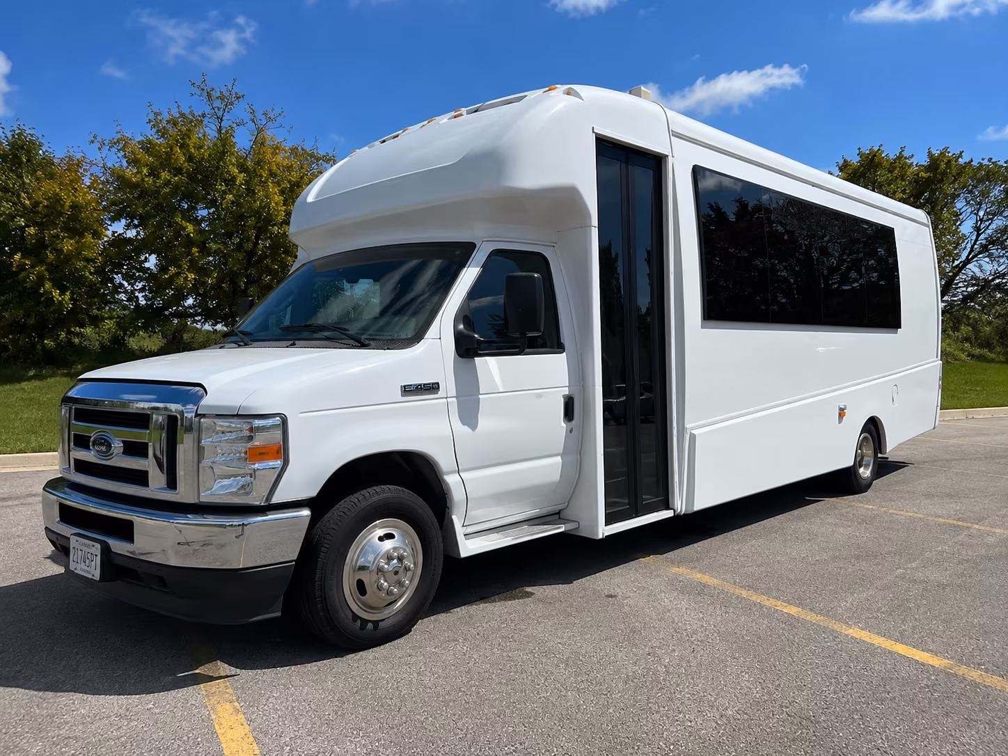 Cary Birthday, Sweet 16, & Quinceañera Transportation party bus exterior