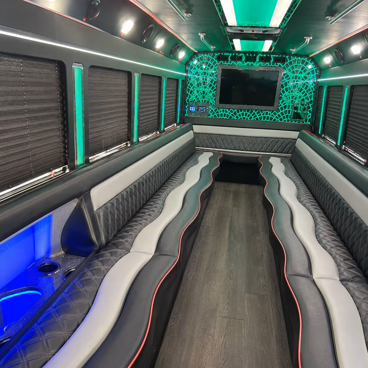 Cary Concert & Music Festival Transportation party bus exterior