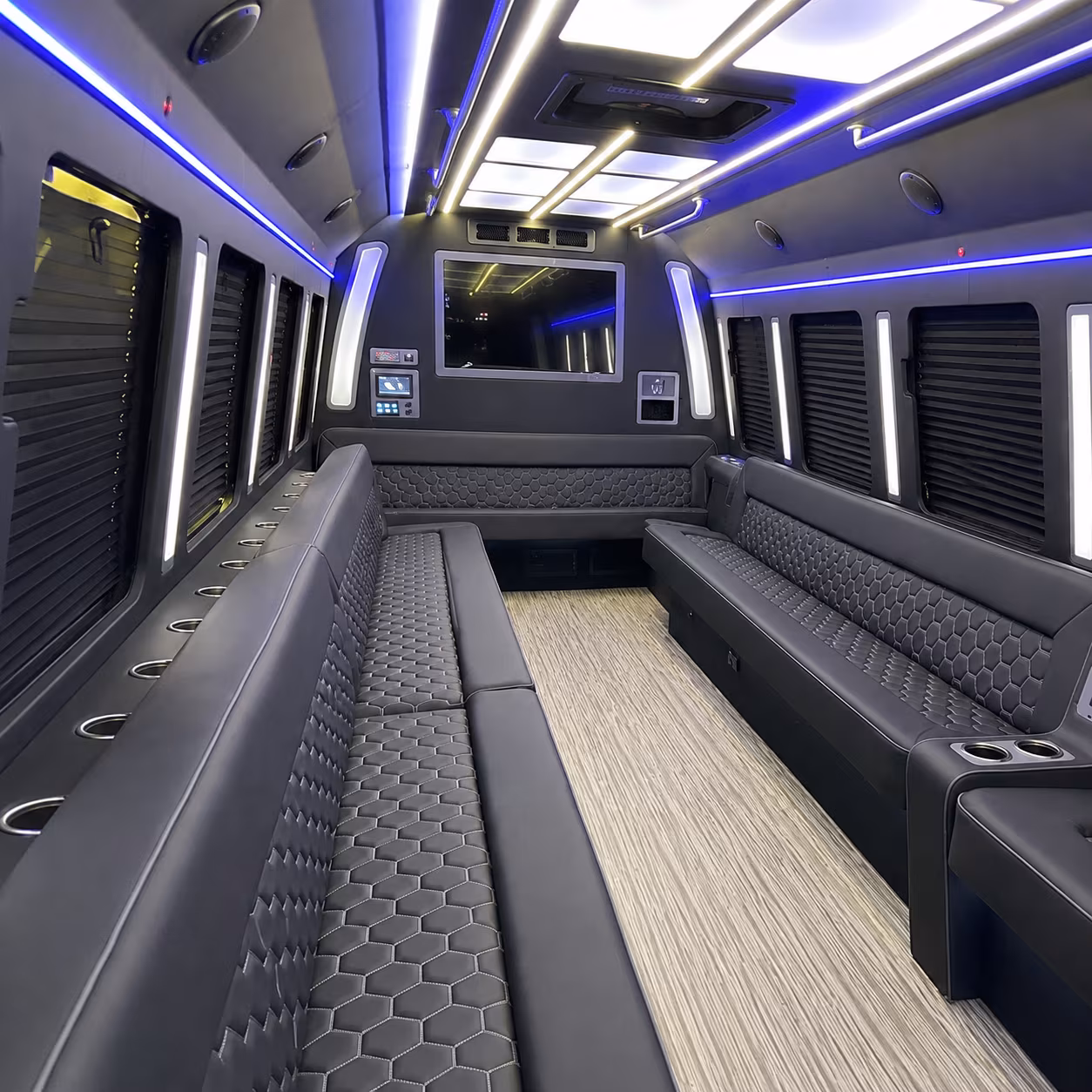 Cary Concert & Music Festival Transportation party bus exterior