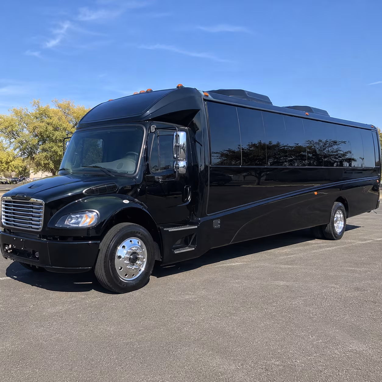 Cary Corporate Transportation party bus exterior