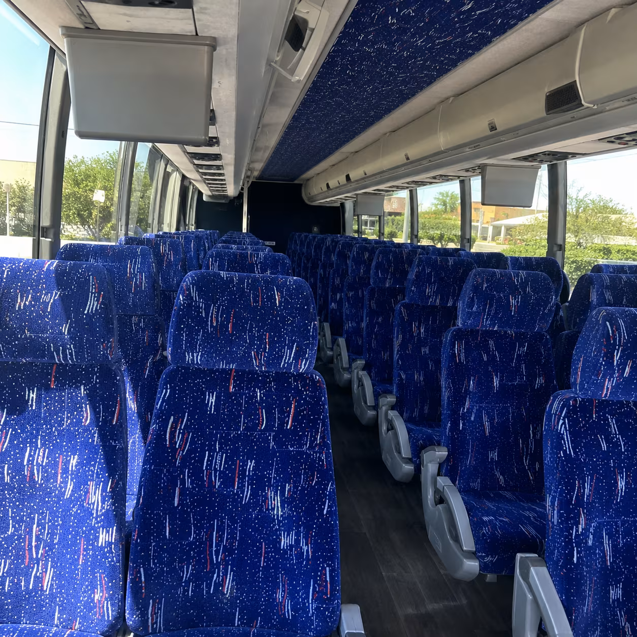 Cary School Event Transportation party bus exterior