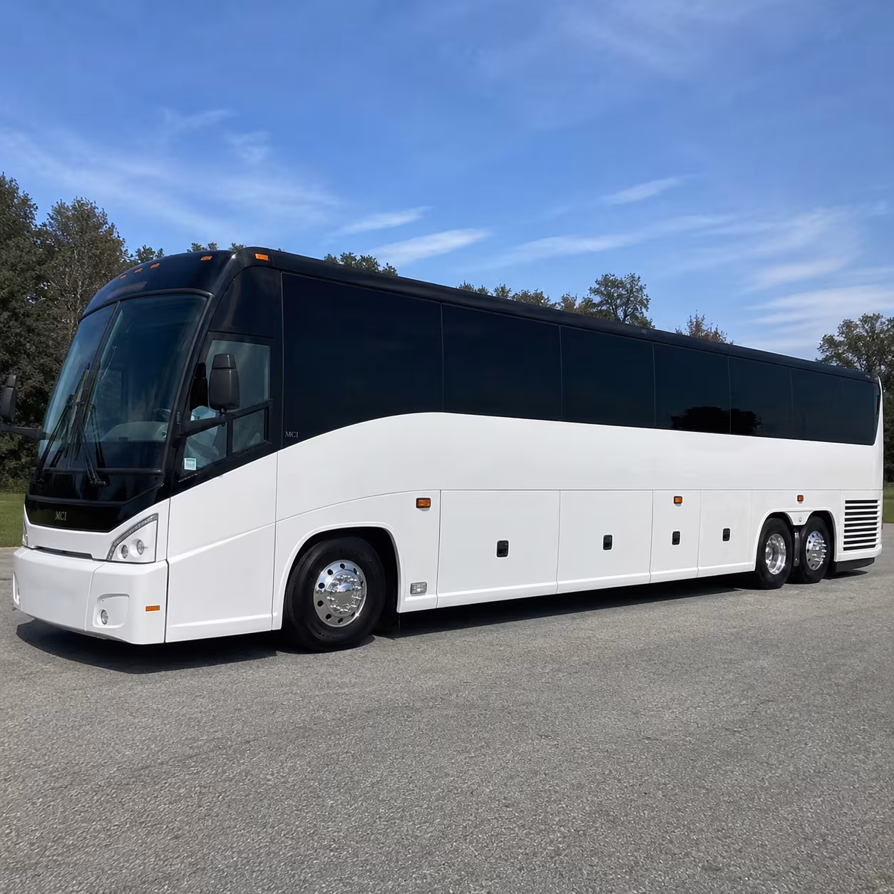Cary School Event Transportation party bus exterior