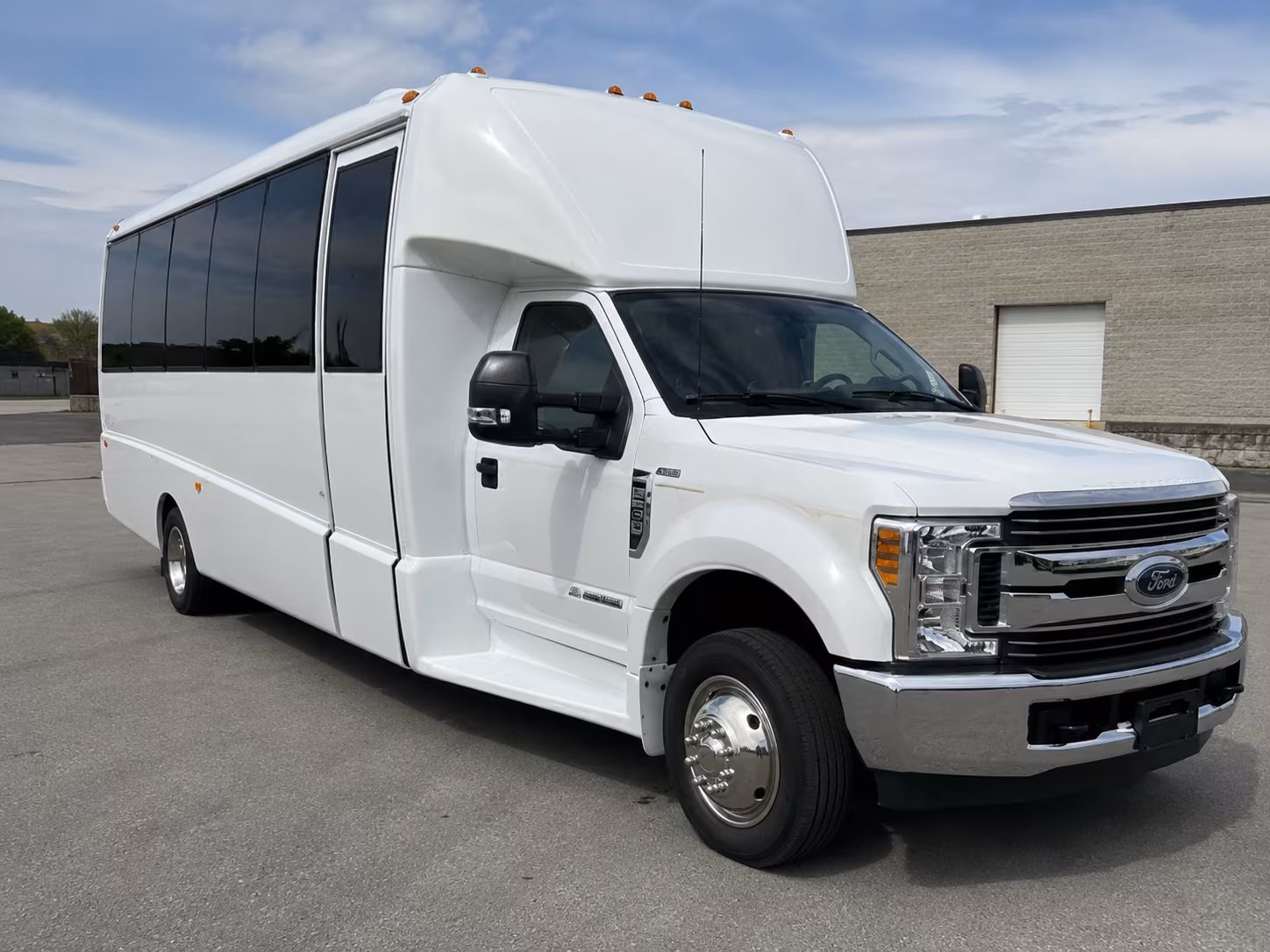 Cary School Event Transportation party bus exterior
