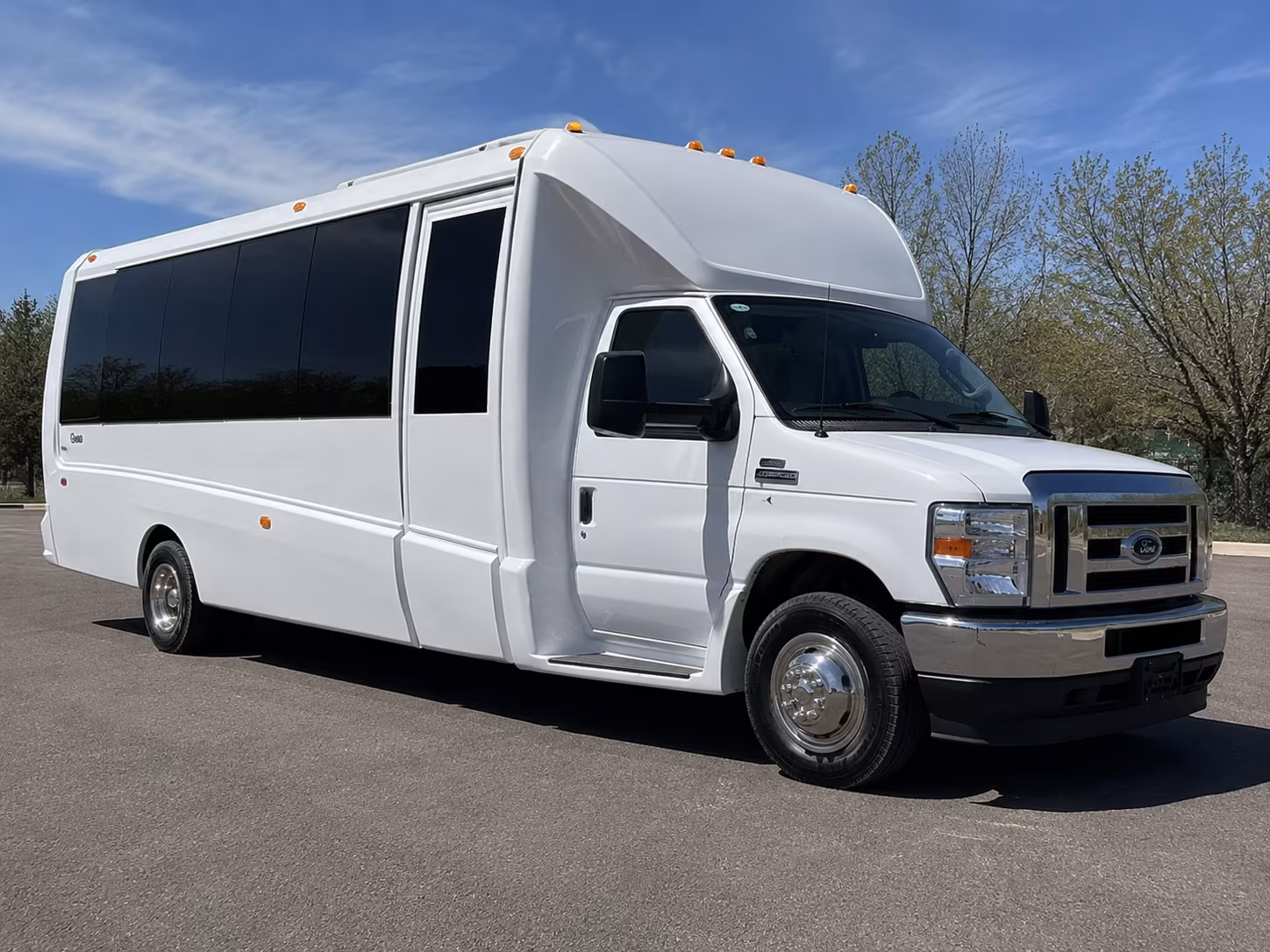 Cary Sporting Event Transportation party bus exterior