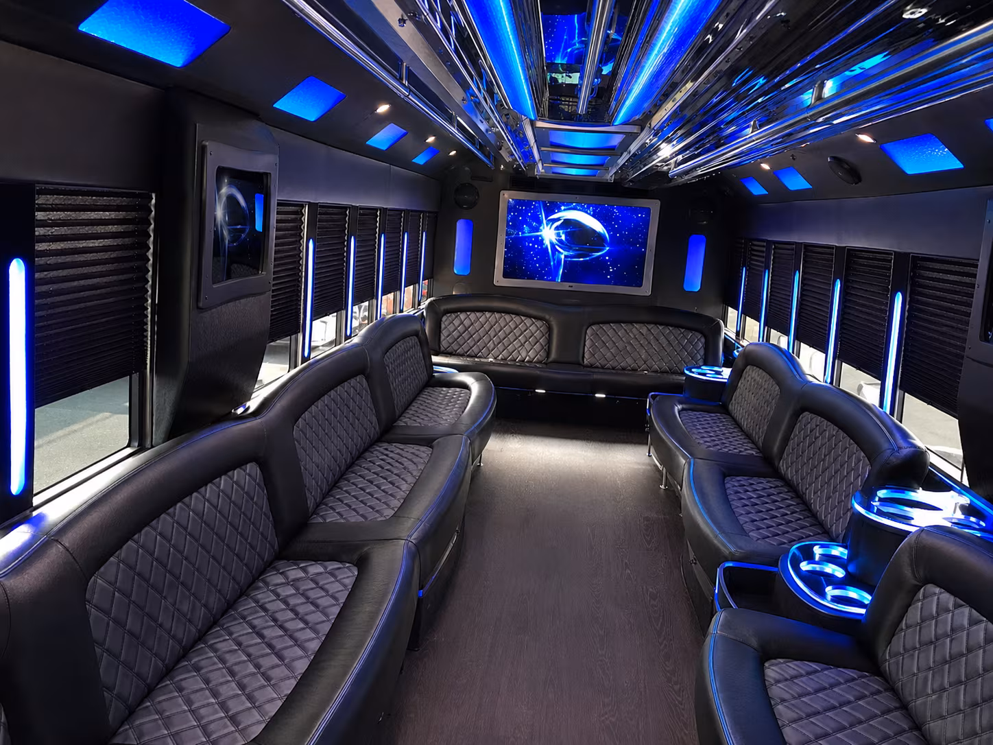 Cary Sporting Event Transportation onboard seating
