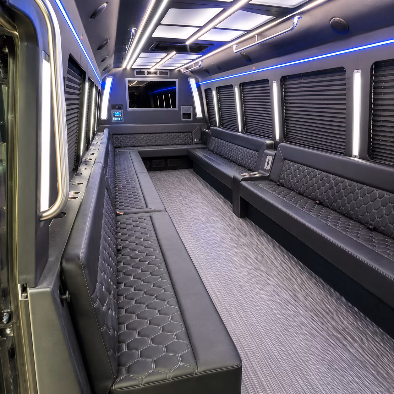 Cary Winery Tour & Pub Crawl Transportation onboard seating